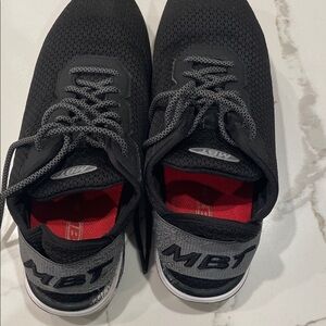 MBT Men's Black and Gray Sneakers